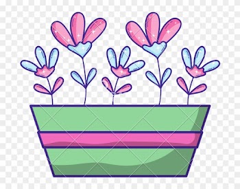 Exotic Flowers Natural Inside Plantpot Design - Exotic Flowers Natural Inside Plantpot Design