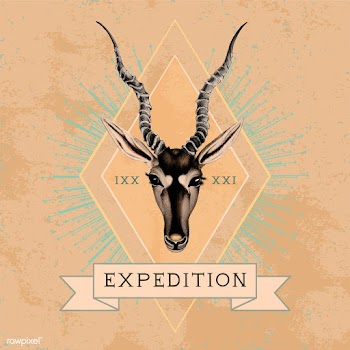 Expedition travel logo design vector | Free stock vector - 463671