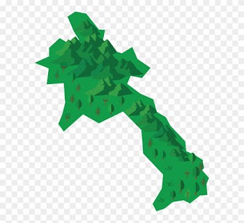 Experience The Friendly, La - Laos Map Silhouette