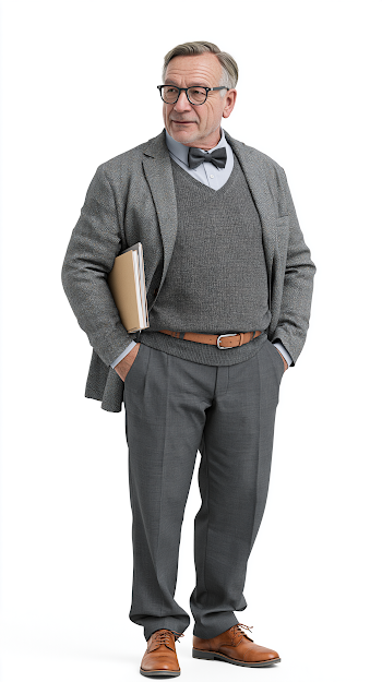 Experienced College Professor Portrait