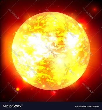  					Exploding Planet vector image														