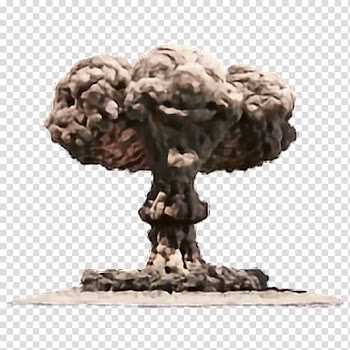 Exploding smoke illustration, Nuclear explosion Nuclear weapon Mushroom cloud, atomic bomb cloud transparent background PNG clipart