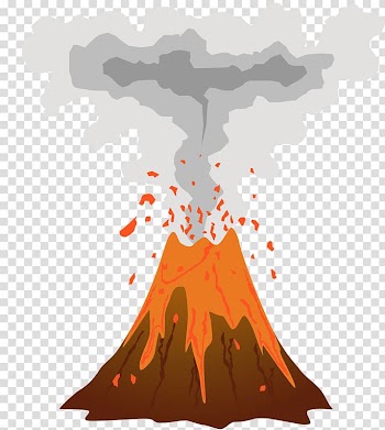 Exploding volcano illustration, Mount Etna Volcano Mountain Lava xc9ruption volcanique, Volcano eruption transparent background PNG clipart