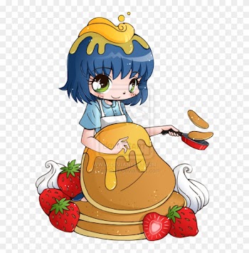 Explore Chibi Food, Pancake Breakfast, And More - Chibi Pancake Girl