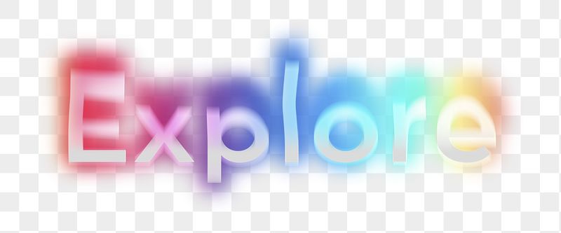 Explore png word sticker, neon | Free PNG - rawpixel