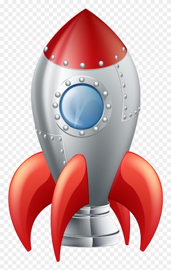 Explore Rocket Craft, Space Illustration And More - Palm Trees On Island Sticker