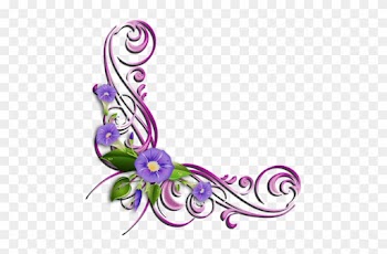 Explorez Bordures De Fleurs Et Plus Encore - Pink Png Flower Border Corner