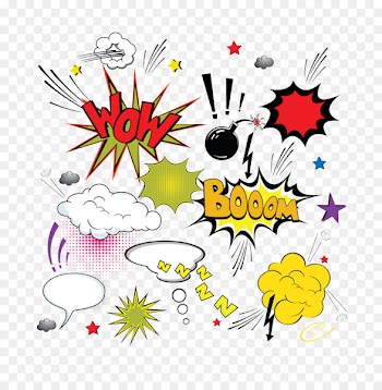 Explosion Cartoon Comics u0e01u0e32u0e23u0e4cu0e15u0e39u0e19u0e0du0e35u0e48u0e1bu0e38u0e48u0e19 - Explosion element 