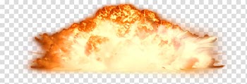 Explosion fire smoke transparent background PNG clipart