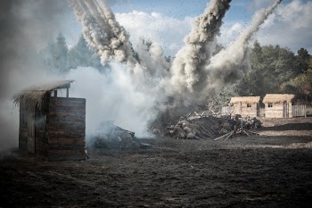 Explosion Near Brown Hut