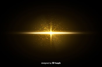 Explosion shiny particle effect at night Free Vector