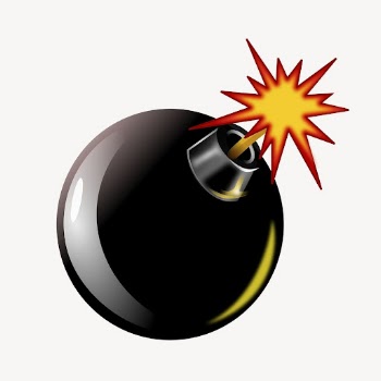 Explosive bomb clipart, collage element | Free PSD - rawpixel