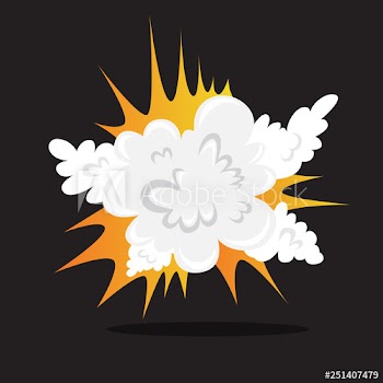 Explosive boom effect