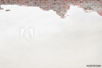 Exposed brick wall