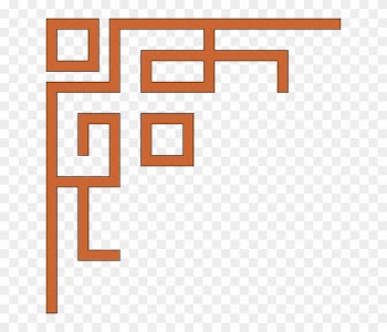 Express Decorations, Corner, Upper, Shapes, Orleans, - Chinese Border Clip Art
