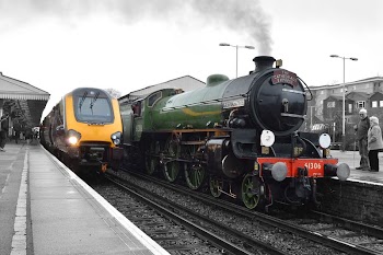 Express trains on the track | Free Photo - rawpixel