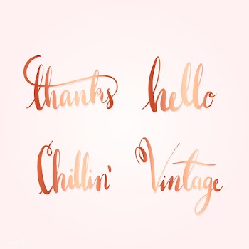 Expression words typography style vector set | Free stock vector - 517943