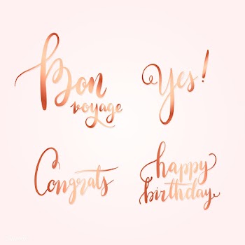 Expressions and words typography style vector.. | Free stock vector - 517938