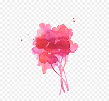 Expressive Watercolors Watercolor painting Work of art - Watercolor peach 