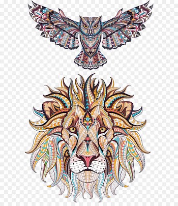 Exquisite animal illustration vector 