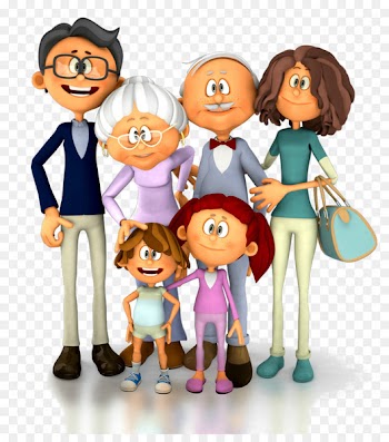 Extended family 3D computer graphics Clip art - Family 