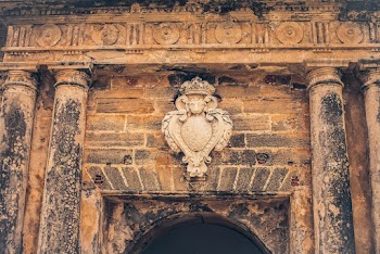 Exterior Of A Brown Concrete Building 