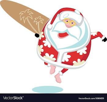  					Extreme Santa vector image														
