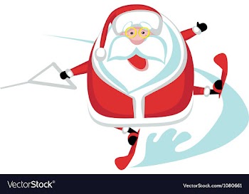  					Extreme Santa vector image														