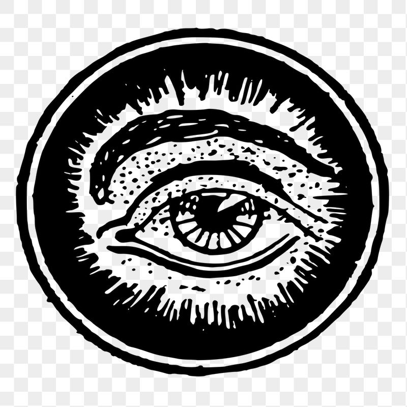 Eye badge png sticker, vintage | Free PNG - rawpixel