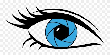 Eye Camera Lens Aperture - Eye Camera Lens Vector Png