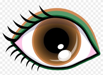 Eye Clip Art Black And White - Smize Smile With Your Eyes Top Model Tyra Banks Ne