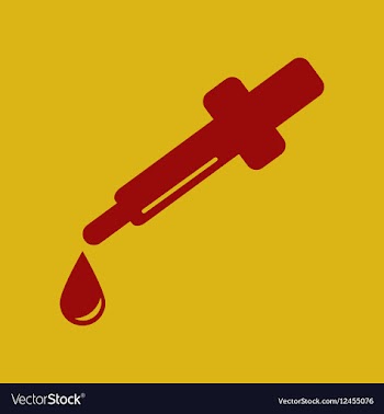 Eye drop vector image