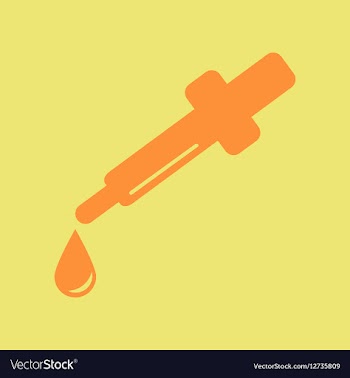 Eye drop vector image