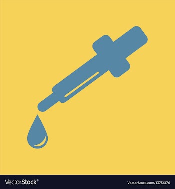 Eye drop vector image