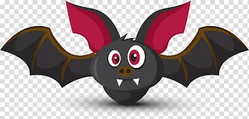 Eye Euclidean , Cute cartoon bats transparent background PNG clipart