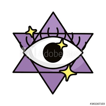 eye in star magic sorcery symbol