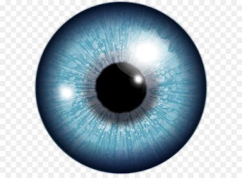 Eye iPhone 8 Blue Iris Light - Eye PNG 