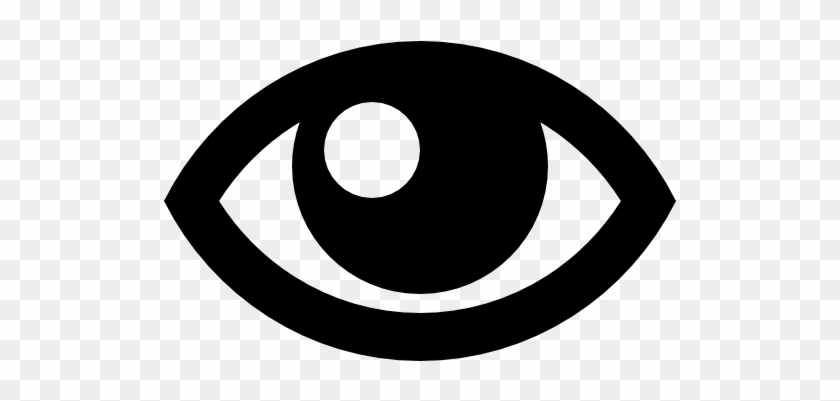 Eye Outline Free Icon - Transparent Background Eye Icon