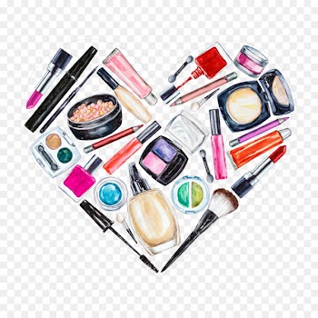 Eye shadow Cosmetics Foundation Lip gloss Watercolor painting - Creative Makeup Tools 
