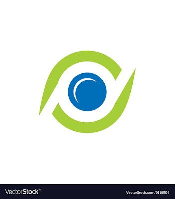  					Eye spy monitor technology logo vector image														