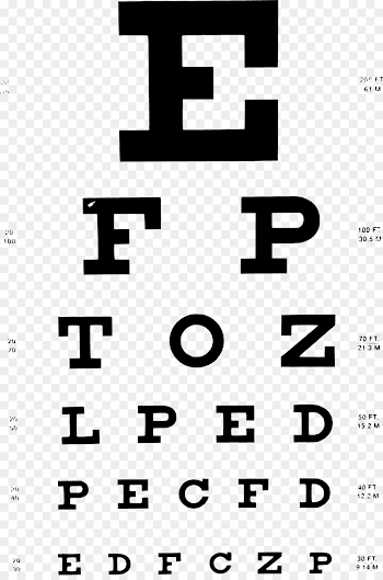 Eye Test png download - 1444*2165 - Free Transparent png Download.