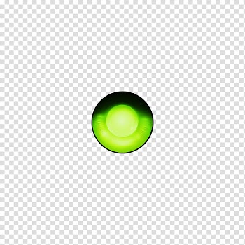 Eye Tex Style , round green LED light transparent background PNG clipart