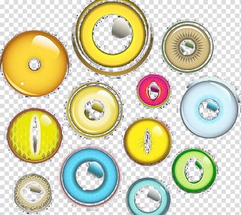 Eye, Textured color eye element transparent background PNG clipart