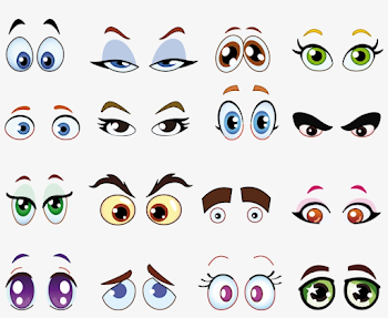 Eyeball Clipart Square Eye - Child Cartoon Eyes - 2560x1974 PNG ...
