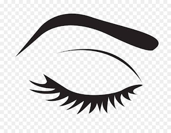 Eyelash extensions Stock photography Clip art - Black simple eyes 