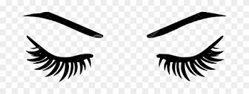 Eyelashes Eyes Lashes Clipart Blackandwhite - Eyelashes Svg Free