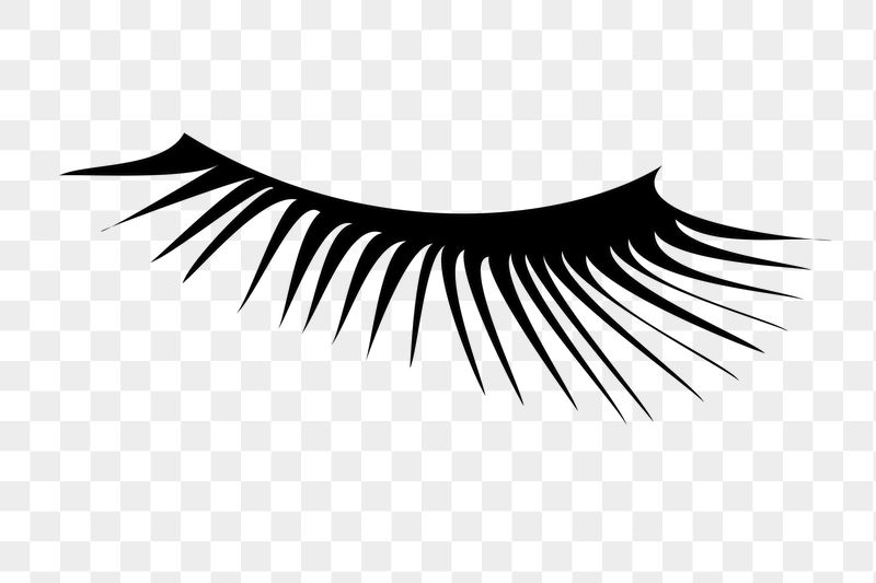 Eyelashes png sticker, beauty illustration | Free PNG - rawpixel