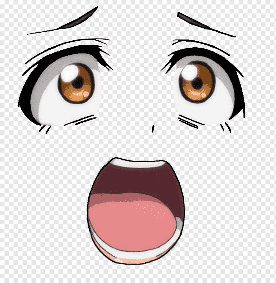 eyes and mouth illustration, T-shirt Anime Drawing Manga, mouth smile, face, people, head png