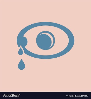 Eyes and tears various symptoms of zika on human vector image