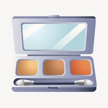 Eyeshadow makeup palette clipart, collage | Free PSD - rawpixel